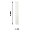 Glass Nail File White