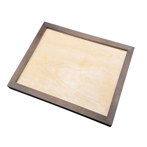 Wood Photo Display With Wood Frame
