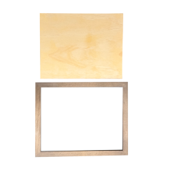 Wood Photo Display With Wood Frame