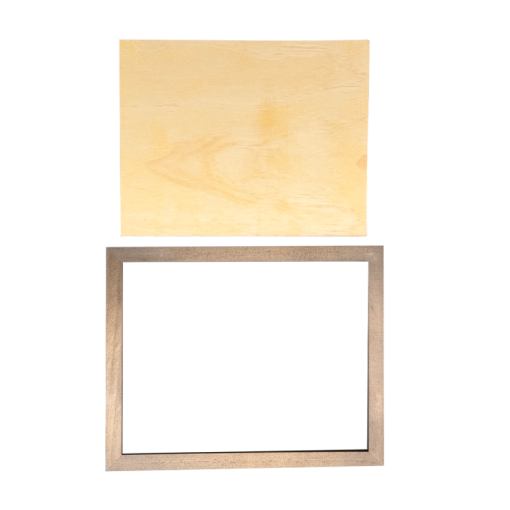 Wood Photo Display With Wood Frame