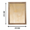Wood Photo Display With Wood Frame