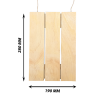 3 Panel Pallet Wood